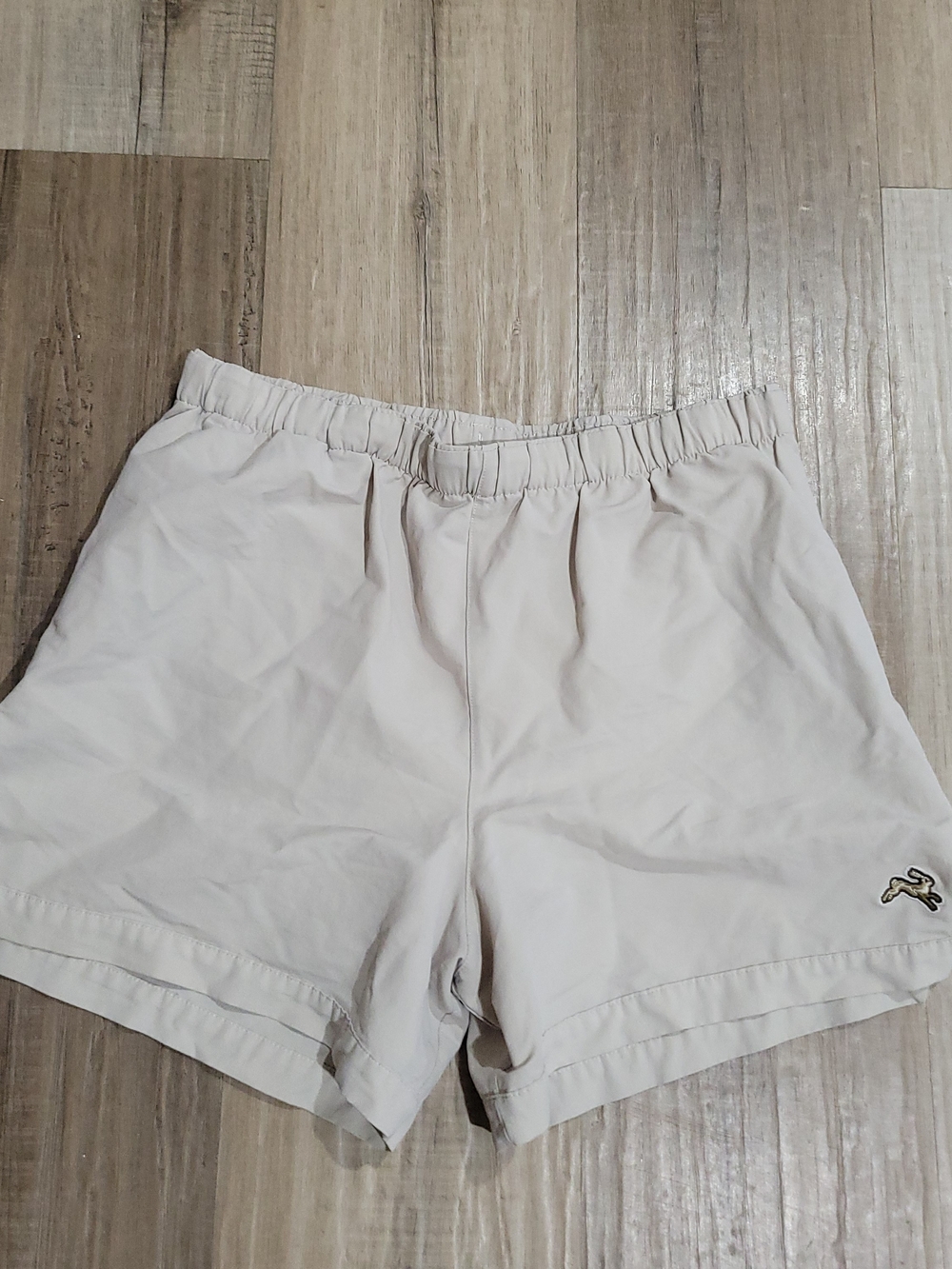 Tracksmith Cream Athletic Shorts